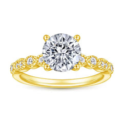 Gold-Solitärring | Solitärring zur Hochzeit | LOÉAR