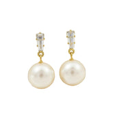 Perlen-Ohrringe in Gold | Perlen-Drop-Ohrringe | LOÉAR Jewelry