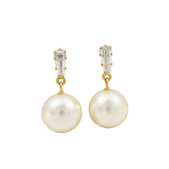 Perlen-Ohrringe in Gold | Perlen-Drop-Ohrringe | LOÉAR Jewelry