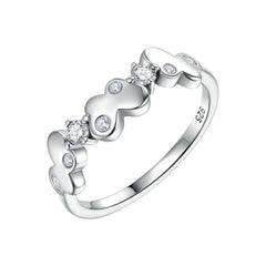 Schmetterlings-Zirkon-Ring | Zirkonia-Ringe | LOÉAR Jewelry