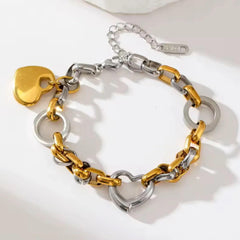 Herz-Link-Armband | Heart Link Bracelet | LOÉAR