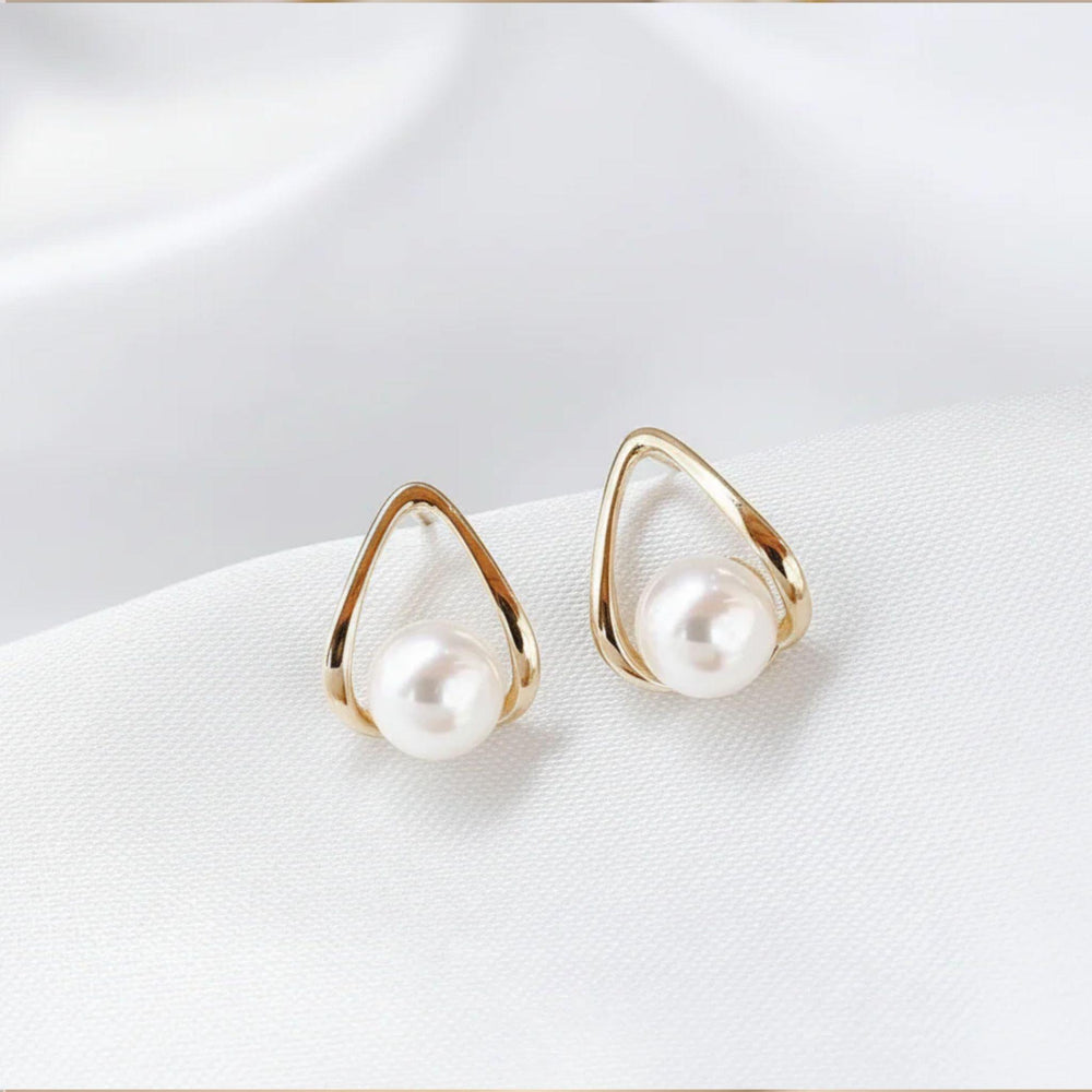 Goldene Tropfen-Ohrringe | Eleganter Ohrschmuck | LOÉAR