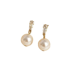 Perlen-Ohrringe in Gold | Perlen-Drop-Ohrringe | LOÉAR Jewelry 